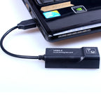 USB to RJ45 10/100 Mbps USB Ethernet Adapter Network card, USB 2.0 100Mbps – Durable Build, Easy to Use