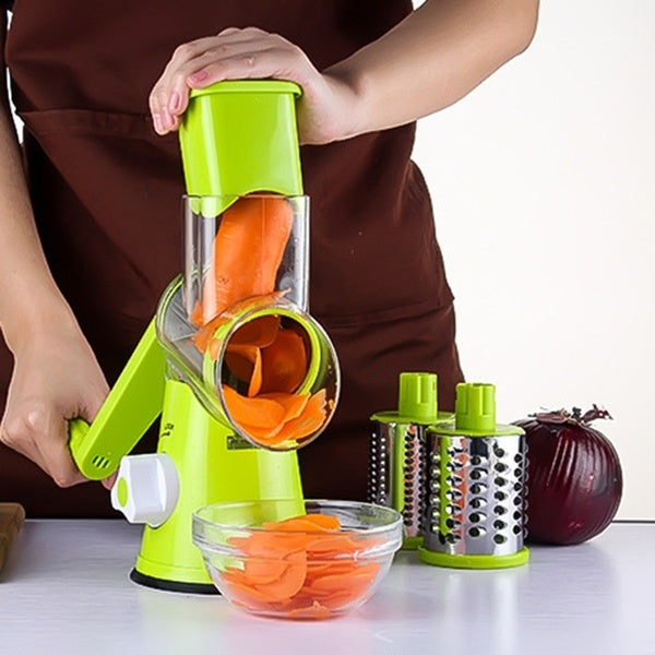 Multifunctional Electric Fruit Vegetable Slicer Cutter Carrot Potato Cutting Machine Stainless steel Blade Salad Chopper, Random Color Delivery – Durable Build, Easy to Use