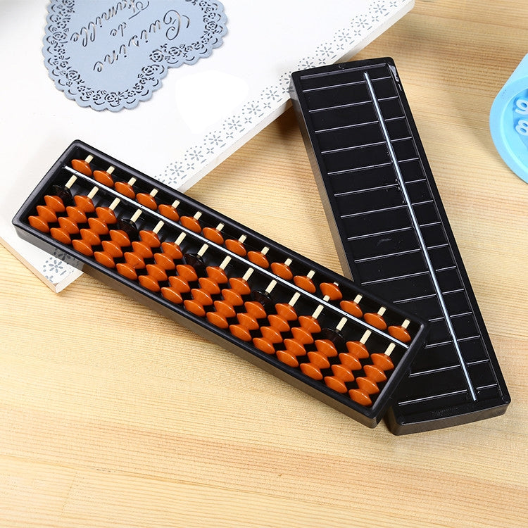 Plastic Abacus 15 Digits Arithmetic Tool Math Learn Aid Caculating Toys Gifts for Kids, 15 Digits Arithmetic Tool Math Abacus 15 Digits Arithmetic Tool Math Abacus