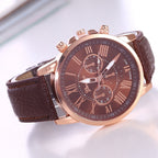 Women and Men Fashion Quartz Watches Leather Sports Casual Watch