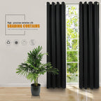 High-precision Curtain Shade Cloth Insulation Solid Curtain, 52x63 Inch（132x160CM）