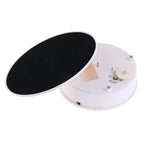 20cm 360 Degree Electric Rotating Turntable Display Stand for Photography Max Load 1.5kg video shooting props Turntable, 20cm/Powered by Battery(W+B), 20cm/Powered by Battery(B), 20cm/Powered by Battery(W)