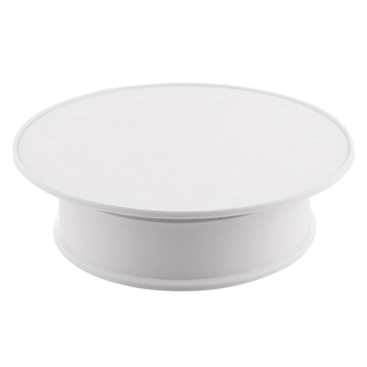 30cm 360 Degree Electric Rotating Turntable Display Stand Video Shooting Props Turntable for Photography, Load 4kg, US Plug(White), 30cm(W) 30cm(W)