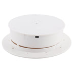 30cm 360 Degree Electric Rotating Turntable Display Stand Video Shooting Props Turntable for Photography, Load 4kg, US Plug(White), 30cm(W)