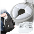 Soft Skin-Friendly Children Folding Potty Seat Cover Baby Travel Folding Padded Toilet Seat Toilet Training, Toilet Seat Toilet Seat