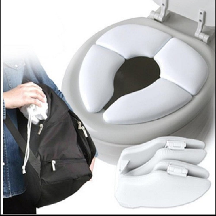 Soft Skin-Friendly Children Folding Potty Seat Cover Baby Travel Folding Padded Toilet Seat Toilet Training, Toilet Seat Toilet Seat