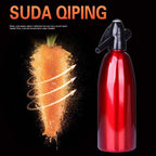 Manual Soda Siphon CO2 Dispenser Water Bubble Generator Cool Drink Cocktail Soda Machine Aluminum Bar DIY Soda Maker, Capacity: 1L – Aluminum Alloy