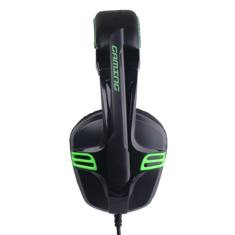 Salar KX101 3.5mm Wired Earphone Gaming Headset PC Gamer Stereo Headphone with Microphone for Computer – Leather