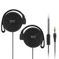 Shini Q940 3.5mm Super Bass EarHook Earphone for Mp3 Player Computer Mobile Black No Mic