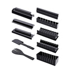 10 PCS/Set DIY Sushi Seaweed Rice Ball Making Mold, 10 PCS/Set 10 PCS Set