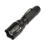 T02 Pen Clip Mini Flashlight T6 Telescopic Zoom Led Flashlight Outdoor Waterproof Long Shot Glare Flashlight, T02 Pen Clip T02 Pen Clip