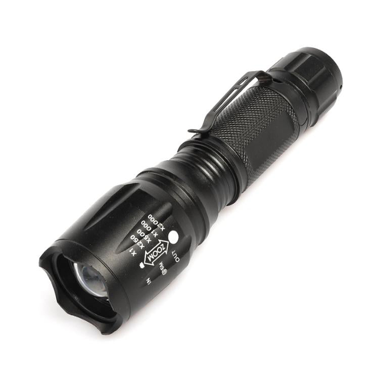 T02 Pen Clip Mini Flashlight T6 Telescopic Zoom Led Flashlight Outdoor Waterproof Long Shot Glare Flashlight, T02 Pen Clip T02 Pen Clip