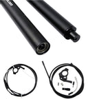 ZOOM Bicycle Wire-Controlled Hydraulic Lift Seat Tube Mountain Bike Seatpost, 30.9mm 400mm Internal Routing, 31.6mm 400mm Internal Routing