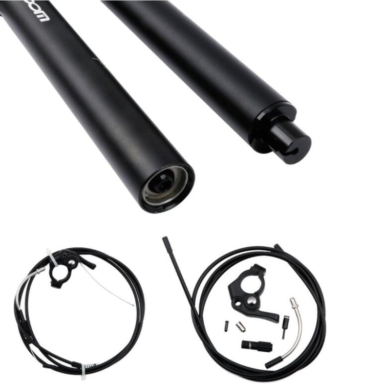 ZOOM Bicycle Wire-Controlled Hydraulic Lift Seat Tube Mountain Bike Seatpost, 30.9mm 400mm Internal Routing, 31.6mm 400mm Internal Routing