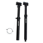 ZOOM Bicycle Wire-Controlled Hydraulic Lift Seat Tube Mountain Bike Seatpost, 30.9mm 400mm Internal Routing, 31.6mm 400mm Internal Routing