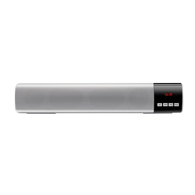 TOPROAD Bluetooth Speaker – HiFi Bass Sound Silver