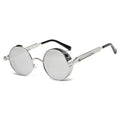 Metal Round Frame Steampunk Retro Sunglasses for Men Women, 10, 11, 12, 13, 14, 2, 3, 4, 5, 6, 7, 9 10