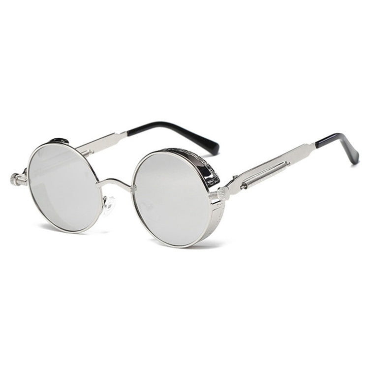 Metal Round Frame Steampunk Retro Sunglasses for Men Women, 10, 11, 12, 13, 14, 2, 3, 4, 5, 6, 7, 9 10