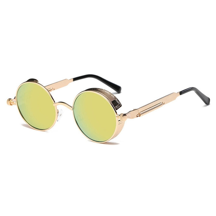 Metal Round Frame Steampunk Retro Sunglasses for Men Women, 10, 11, 12, 13, 14, 2, 3, 4, 5, 6, 7, 9 – Durable Build, Easy to Use 3