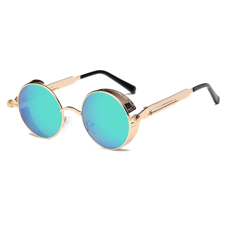 Metal Round Frame Steampunk Retro Sunglasses for Men Women, 10, 11, 12, 13, 14, 2, 3, 4, 5, 6, 7, 9 – Durable Build, Easy to Use 5