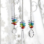 Crystal Pendant DIY Pendant Home Decoration Wedding Decoration Bead Curtain Car Decoration, 20# Lighting Ball Pendant, Multi-faced Bead Pendant, Horse Eye Pendant