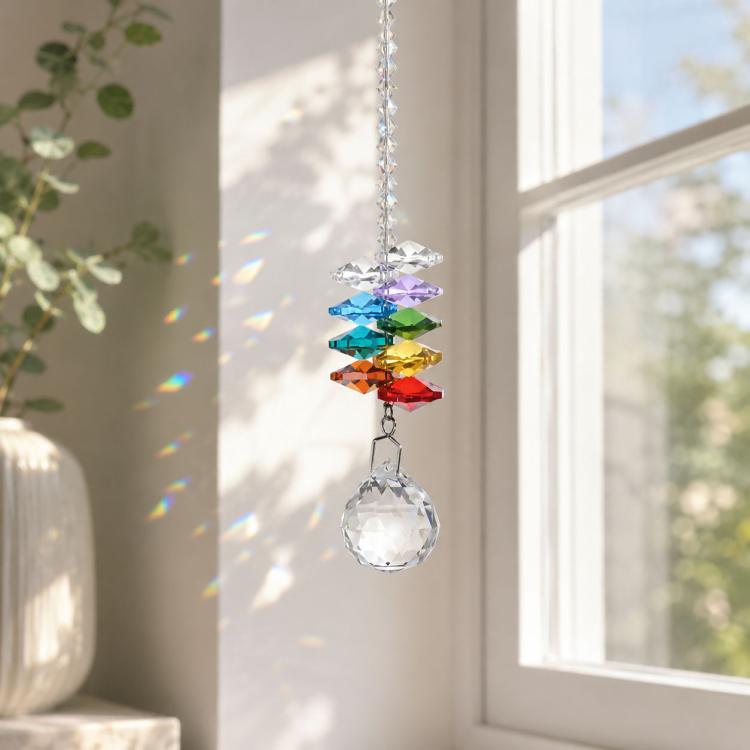 Crystal Pendant DIY Pendant Home Decoration Wedding Decoration Bead Curtain Car Decoration, 20# Lighting Ball Pendant, Multi-faced Bead Pendant, Horse Eye Pendant 20# Lighting Ball Pendant