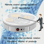 30cm Remote Control Speed Electric Turntable Sample Display Stand, 30cm, AU Plug, 30cm, EU Plug, 30cm, UK Plug – 4K