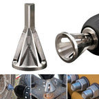 Chamfer Stainless Steel Deburring External Chamfer Tool Silver Triangle Handle Six-slot Chamfer, Triangle Handle Six-slot Chamfer Triangle Handle Six-slot Chamfer