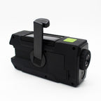 Multifunctional Hand Crank Solar Power LED Flashlight Full Band FM Radio Desk Lamp Alarm, US Version NOAA