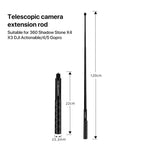 1.2m Action Camera Accessories Selfie Stick for Insta360 ONE X and ONE Sport Camera Handle Accessories, 1.2m for Insta360 ONE X / ONE – Aluminum Alloy