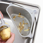 Kitchen Vegetable Rack Household Sink Drain Rack Triangle Storage Hanger Free Punch Tray Hanging Basket – Non-slip