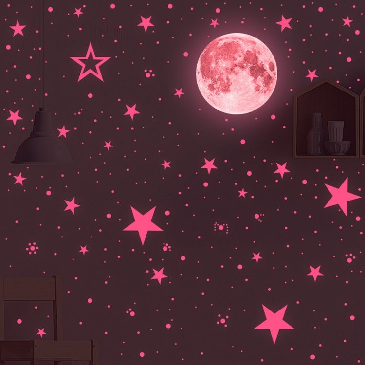 AFG33003 Home Decoration Luminous Stars Moon PVC Stickers, Specification:Green Moon 12cm, 30cm Pink Moon, 20cm Pink Moon, 10cm Pink Moon, 30cm Blue Moon, 20cm Blue Moon, 30cm Green Moon, 20cm Green Moon, 12cm Green Moon