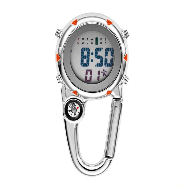 Mountain Climbing Watch Multifunctional Stainless Steel Hook Watch, Stainless Steel Hook Watch(Orange), Stainless Steel Hook Watch(Blue), Stainless Steel Hook Watch(Yellow), Stainless Steel Hook Watch(Red) Stainless Steel Hook Watch(Orange) Orange