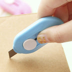 Cute Solid Mini Portable Knife Paper Cutter Razor Blade Office Stationery, TBD050536701C, TBD050536701A, TBD050536701B TBD050536701C