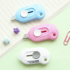 Cute Solid Mini Portable Knife Paper Cutter Razor Blade Office Stationery, TBD050536701C, TBD050536701A, TBD050536701B
