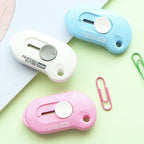 Cute Solid Mini Portable Knife Paper Cutter Razor Blade Office Stationery, TBD050536701C, TBD050536701A, TBD050536701B