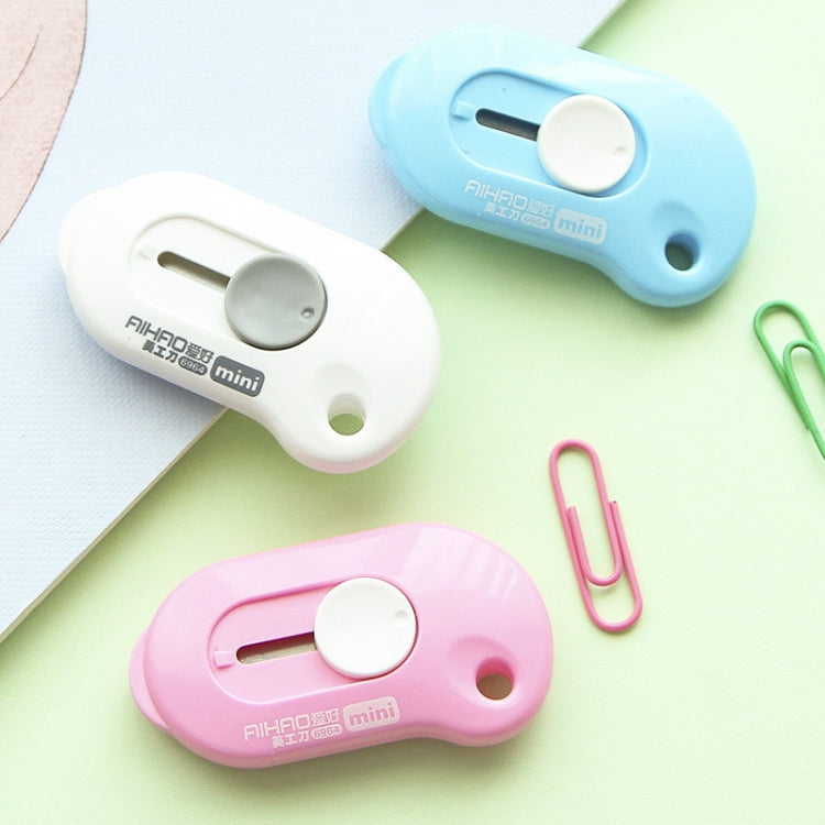 Cute Solid Mini Portable Knife Paper Cutter Razor Blade Office Stationery, TBD050536701C, TBD050536701A, TBD050536701B
