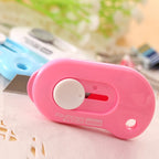 Cute Solid Mini Portable Knife Paper Cutter Razor Blade Office Stationery, TBD050536701C, TBD050536701A, TBD050536701B