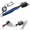 Golf Club Brush Ball Slot Cleaning Brush Cleaning Set, ZY-0021 Brush Blue, ZY-0021 Brush Black ZY-0021 Brush Blue Blue