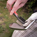 Golf Club Brush Ball Slot Cleaning Brush Cleaning Set, ZY-0021 Brush Blue, ZY-0021 Brush Black