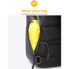 Ozuko 9334 Men Outdoor Multifunctional Waterproof Messenger Bag with External USB Charging Port, Black, Dark Gray, Orange, Royal Blue, Sky Blue