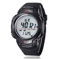 SYNOKE 61576 Life Waterproof LED Sports Watch for Men, Black, Gray Black