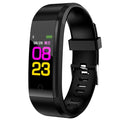ID115 Smart Bracelet – Blood Pressure Monitoring, Heart Rate Monitoring ID115 Plus Black black