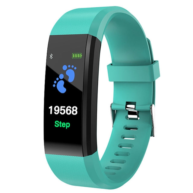 ID115 Smart Bracelet – Blood Pressure Monitoring, Heart Rate Monitoring ID115 Plus Blue blue