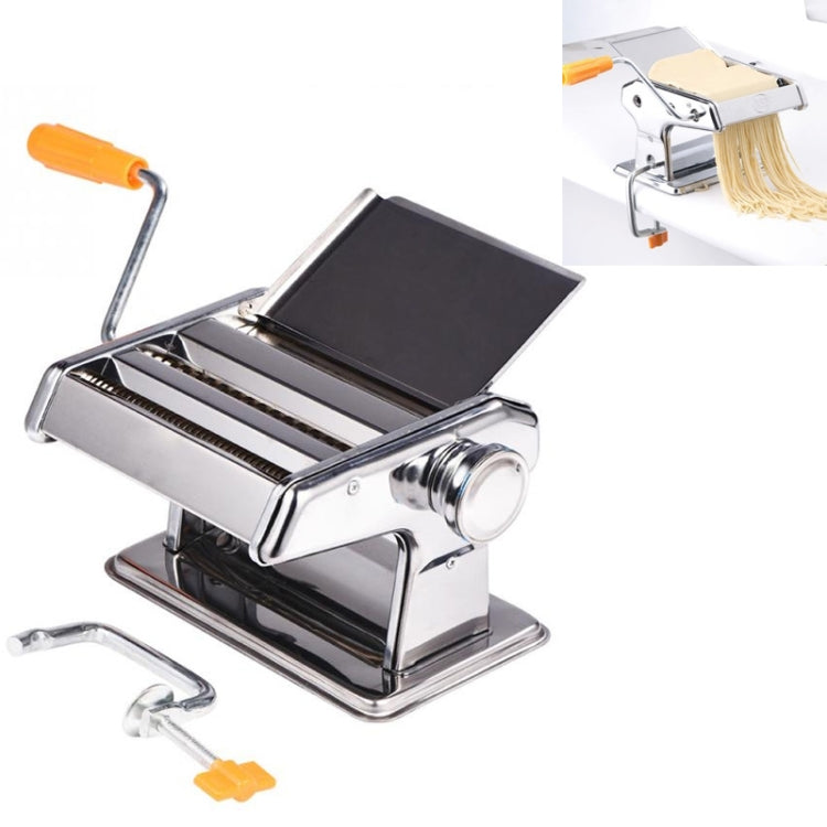 Household Stainless Steel Pasta Making Machine Manual Noodle Maker Spaghetti Hand Cutter, Noodle Maker Noodle Maker