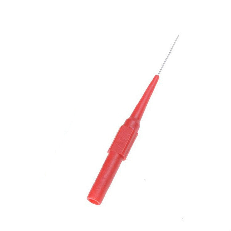 Multimeter Test Pen Test Probe Long and Thin Tip Probe Banana Jack Pin Auto Car Repair Accessories Tool, 30V 30V Red