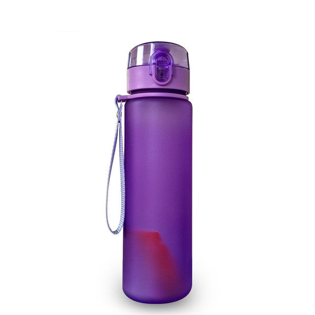 Leak-proof Sports Water Bottle Tour Hiking Portable Bottles, 560ml – Durable Build, Easy to Use 560ml violet
