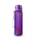 Leak-proof Sports Water Bottle Tour Hiking Portable Bottles, 560ml – Durable Build, Easy to Use 560ml violet