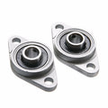 2pcs Diamond Bearing Housing Zinc Alloy Miniature Housing Bearing 3D Printer Accessories Universal, KFL08 (inner diameter 8), KFL000 (inner diameter 10), KFL001 (inner diameter 12) KFL08 (inner diameter 8)