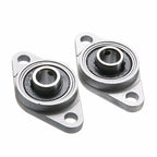 2pcs Diamond Bearing Housing Zinc Alloy Miniature Housing Bearing 3D Printer Accessories Universal, KFL08 (inner diameter 8), KFL000 (inner diameter 10), KFL001 (inner diameter 12) KFL08 (inner diameter 8)